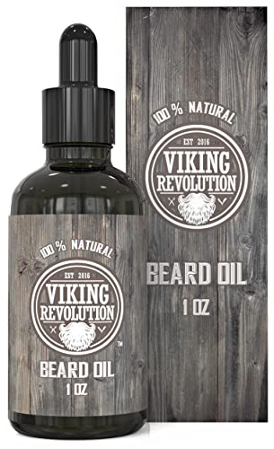 Viking Revolution regenerator za bradu-sva prirodna arganova ulja bez mirisa & Jojoba – omekšava ,zaglađuje & amp; jača rast brade-njegovanje tretmana za održavanje brade i brkova, 3 pakovanja