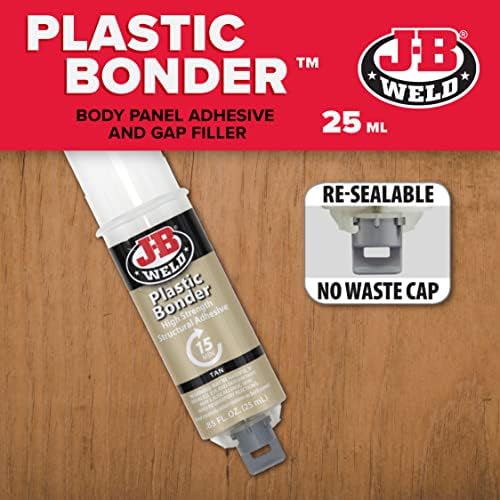 J-B Weld 50133 Plastic Bonder Structural Adhesive špric-Tan-25 ml