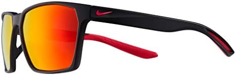 Nike EV1097-010 Maverick P Sunčane naočale Matte crno / srebrna boja okvira, polarizirana siva sa crvenim