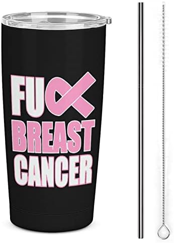 Jebeni rak dojke 20oz putni šalica za kafu vakuum izolirana nehrđajući čelik latte šalica sa
