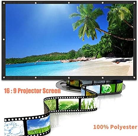 WJCCY 3D HD zidni projekcijski ekran na platnu LED projektor visoka svjetlina 120 inča-60inch za kućni bioskop
