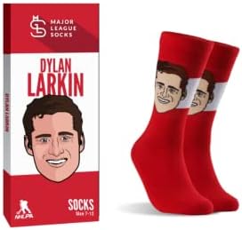 Major League Socks-Detroit Red Wings-Razni Igrači - Poklon Ljubitelja Hokeja, Uniseks, Kolekcionarska
