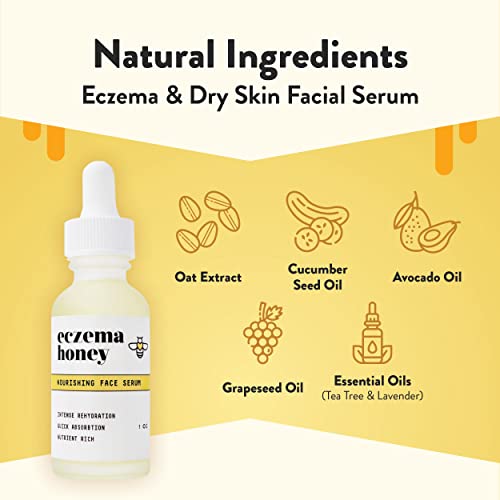 Ekcem med hranljivi Serum za lice - dnevni hidratantni Serum - ulje za lice za ekcem ,suhu i osjetljivu kožu