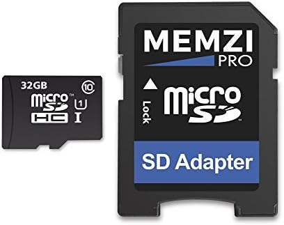 MEMZI PRO 32GB Klasa 10 90MB/s Micro SDHC memorijska kartica sa SD adapterom za Samsung Galaxy S9, S9+, Note 8, J2 Pro, A8, A8+ mobilne telefone