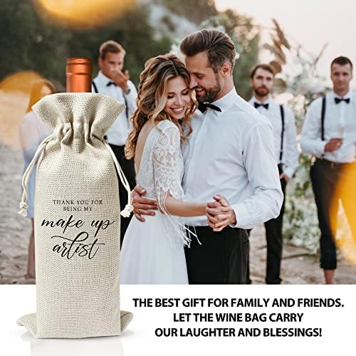 Wedding Gifts torba za vino - dobro se slaže sa vjenčanjem, zaručnički poklon za parove, poklon za nju, Zaručnička torba za vino - Gospodin i gospođa vjenčani poklon-mladenka i mladoženja - poklon djeveruše-HiMo252