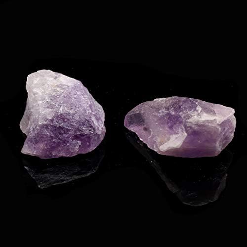 Crystal Saveznici Bulk Gruba Amethyst Kvarcno kamenje sa Madagaskara - veliki 1 sirovi prirodni kristali za taksiranje, rezanje, lapidarin, prevrtanje i poliranje