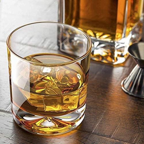 Trezvenost Whisky naočare, ručno puhani Kristal, bešavni dizajn savršen za Scotch, Burbon i staromodne koktele, 12oz Set od 2 aparata za Sake od viskija