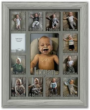 Northland Baby prve godine personalizirani okvir-sadrži dvanaest fotografija dekora rasadnika novorođenčadi