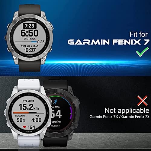 Kompatibilan je za Garmin Fenix ​​7 zaštitnika zaslona za pametne satove, AWADUO 0,33 mm za zaštitu