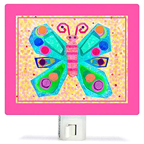 Oopsy Daisy PE3094 Jewel Butterfly noćno svjetlo, 5 x 4, Pink