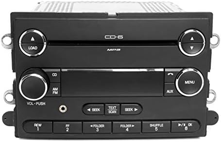 1 Tvornički radio AM FM 6 CD MP3 W AUX Input Nadogradite kompatibilan sa 2008-2009 Ford Taurus