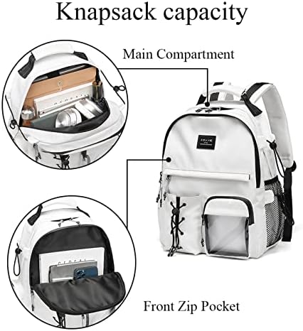 Sesocseo 17.32 PU kožni ruksak za muškarce - putovanja, radne i školske torbe sa pretinac za laptop, traku za