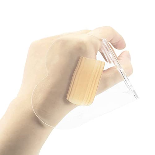 Pufguy akrilna paleta za miješanje šminke za ruke paleta u obliku srca za kozmetičku podlogu za sjenilo za nokte-2 kom
