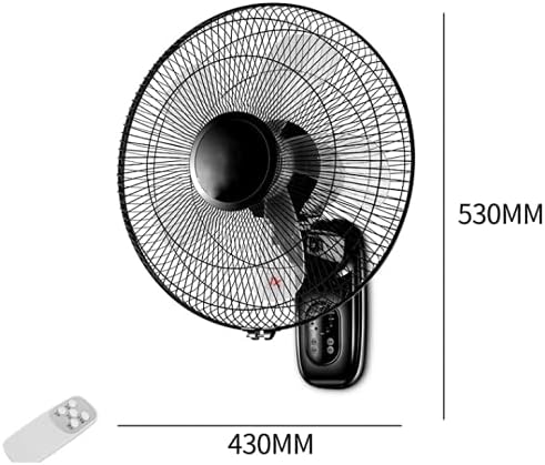 Waczj zidni ventilator za ljuljanje 3 podešavanja brzine 7,5 sata tajmer snažan protok vazduha
