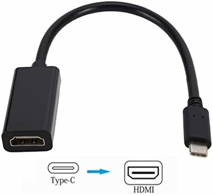 RERERPTG HDMI-COMPATIBLE4K Ženski na USB-C TIP C PREFTVERT 10Gbps HDTV Adapter kabel USB
