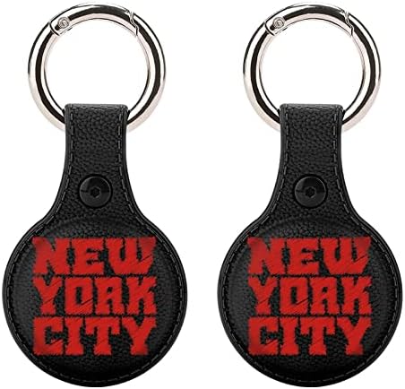 Zaštitna futrola u New Yorku kompatibilna za AirTag držač lokatora protiv gubitka s privjeskom za ključeve