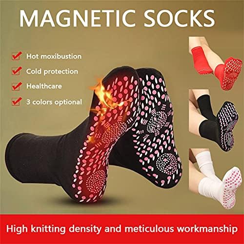 COMIOR 1-6 pari čarapa za Samozagrijavanje-muške žene zimske termo grijane čarape protiv zamrzavanja čarapa za grijanje stopala turmalinske čarape