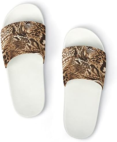 Awesome animal Hybrid Print House sandale neklizajuće otvorene papuče za masažu tuš Banje