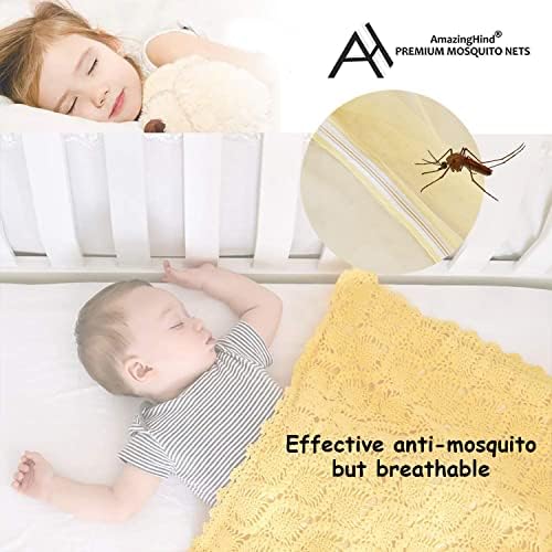 AmazingHind mreža za insekte protiv komaraca za krevetić, Krevetić sa patentnim zatvaračem, sprečavanje