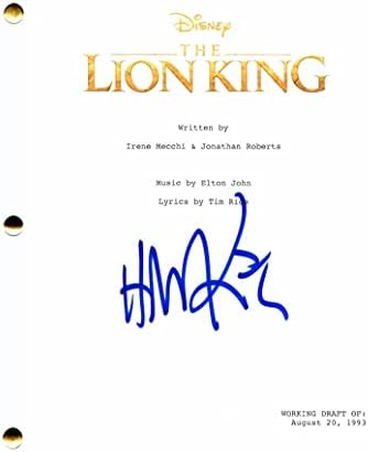 Hans Zimmer potpisao autograma The Lion King Full Flouse Composer Composer, vrlo rijedak - vozačka gospođica Daisy, Dani grmljavine, žurbe, stijena, True Romance, trkač oštrice 2049, Black Hawk dolje, prsten , Madagaskar, Pirates of Karipski, počinje, čudesna žena 1984, Duna, nema vremena za