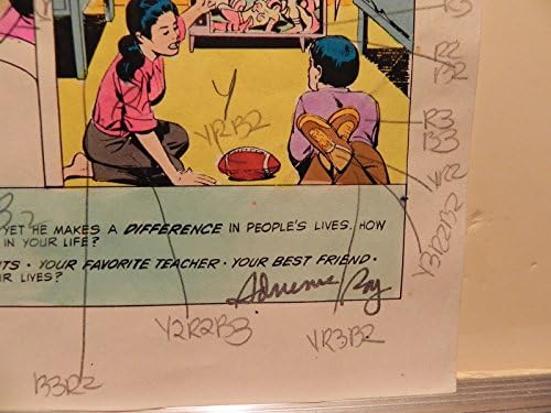 Knjiga o drogama za tinejdžere Titane#2 PG 29FLASH originalna umjetnost u boji potpisala A. ROY