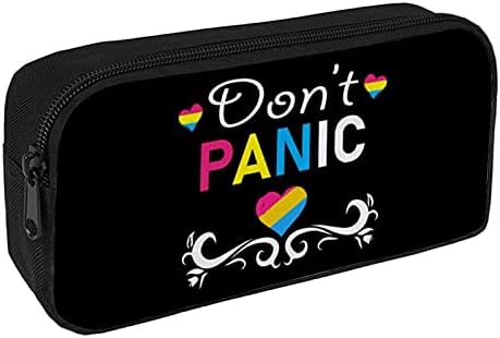 FunnyStar ne paničite Panseksualac LGBT ponos veliki kapacitet pernica 2 sloja olovka torbica torba stoni Organizator ženska kozmetička torba bijeli stil1 22x12x5cm