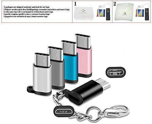USB 3.1 Tip C adapter OTG Micro USB ženska osoba Tip C muški pretvarač za Samsung Note 8 / S8 LG G5 G6 Nexus 5x piksela 2xl, plava