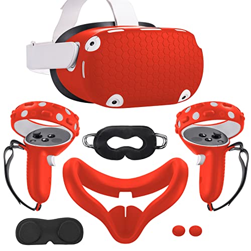 Dodatna oprema Kompatibilna s oculus Quest 2 Silikonski poklopac za podizanje dodira, poklopac za lice, poklopac školjke slušalica, zaštitna futrola, jednokratna rukava za oči