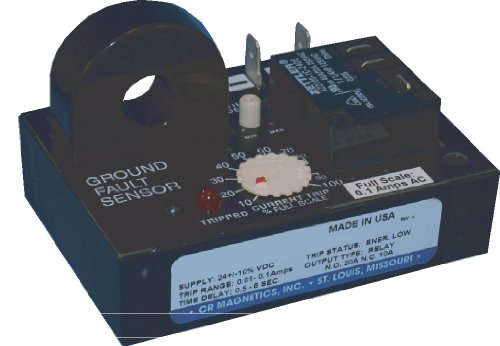 Cr Magnetics CR7310-LL-24D-110-C-CD-ELR-I relej senzora za uzemljenje sa unutrašnjim transformatorom,
