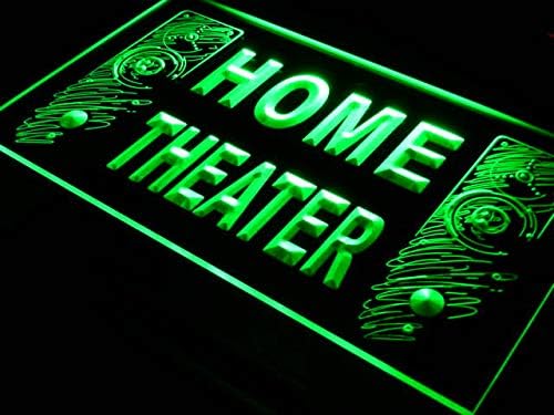 Advpro zvučnik za Kućni bioskop Hi Fi Audio LED neonski znak zeleni 12 x 8.5 inča st4s32-j108-g