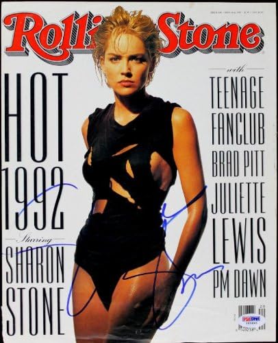 Sharon Stone Authentic potpisan Rolling Stone magazin Cover PSA / DNK I85645