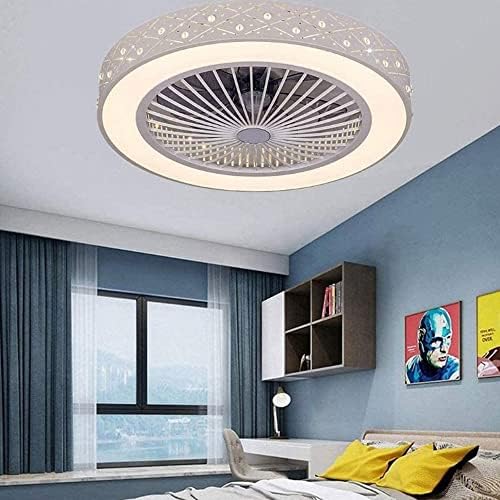 USMJQVZ kineska spavaća soba modernog stropnog ventilatora sa svjetlima LED daljinski upravljač 3 brzina stropnih svjetala za montiranje učvršćenja za ugradbeni stropni ventilator sa lampicama za slabo svjetlu cijeli