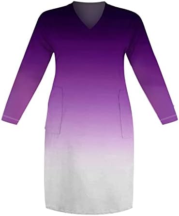 Haljina Cotecram Plus Veličina za žene Ležerne prilike za dugu / kratku rukavske haljine Haljine modne