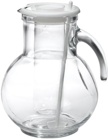 Bormioli Rocco Kufra Glass bacač sa ledenim posudom i poklopcem, 72 3/4 oz