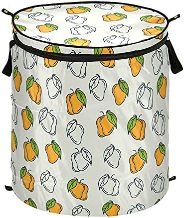 Mango ljeto pop up rublje koči sa poklopcem sklopiva košara za pohranu skraćenom rublja za rublje za stambene putne pikske