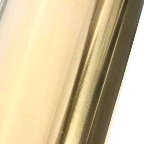 HaveFun metalna bakrena folija 0. 6 mm x 200mm x 0. 5m tanka ploča od lima od mesinga bakarnog lima za obradu metala Mesingana ploča