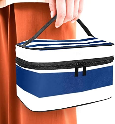 Mala vrećica za šminku, patentno torbica Travel Kozmetički organizator za žene i djevojke, mornarsko