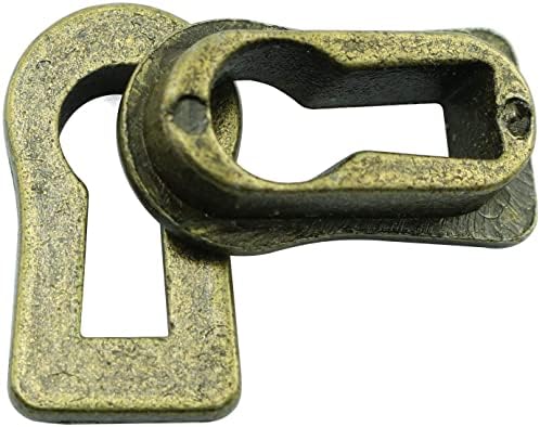 SQXBK Escutcheon 5pcs antikni brončani tonski poklopac ključanice za ukrašavanje namještaja
