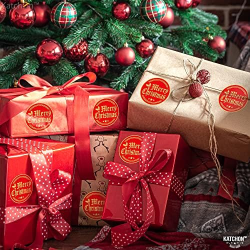 Sretan Božić naljepnica Roll dekoracije-pakovanje od 500 / posteljina, žičana Božićna traka za zanate