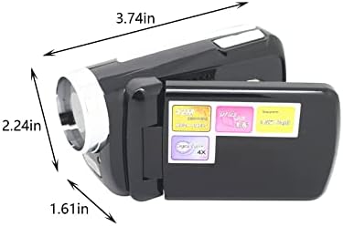 TUVABEII digitalni fotoaparat, 12 miliona megapiksela razlika LCD digitalni fotoaparat, 1,8 inčni kompaktni prenosni mini 4x digitalni zum pokloni za početnike