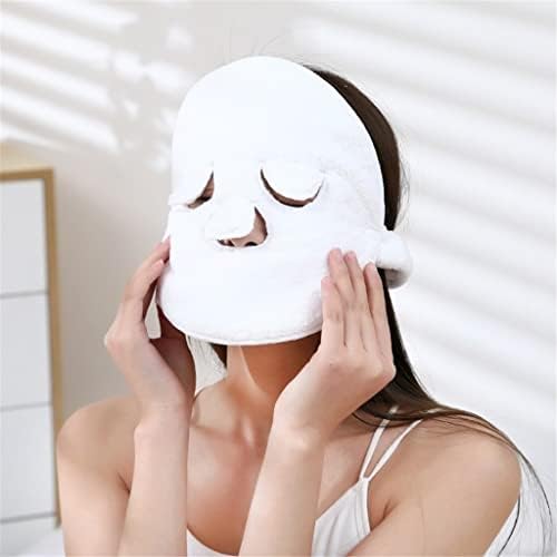 Wpyyi ručnik za lice bijeli hidratantni hidratantni kozmetički Salon maska za hladno i vruće komprimiranje debeli koralni baršunasti ručnik za lice 25x25cm