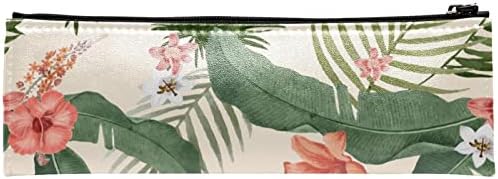 Mala kozmetička torba, elegantne vrećice za šminku, torbica sa zatvaračem, pokloni za žene, putni vodootporni toaletni torba Organizer, Havaji ružičasti cvijet ostavlja tropske