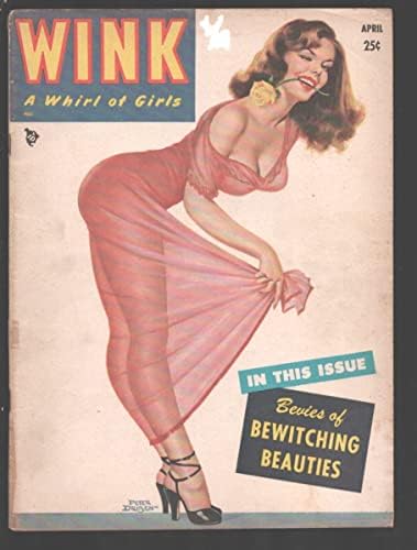 Wink 4/1951-Klasična maska za djevojčice Peter Driben-Cheesecake pix-kupaći kostimi-visoke potpetice-čarape-G/VG