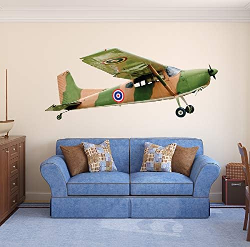 Ratni zrakoplov zidni naljepnica Vojni avion Zidna umjetnost svjetskog rata II grafička dječja soba Početna