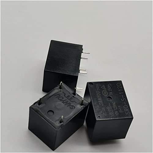 Relej 5pcs elektronska ploča DIY Srd-s-105d 112d 124d 5-pinski Normalno Otvoreni relej 109d za T73 10A kućanske aparate