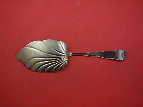 Saint Leon By Wallace Sterling Silver Ice Cream Server Gold Wash Bright-Cut 9