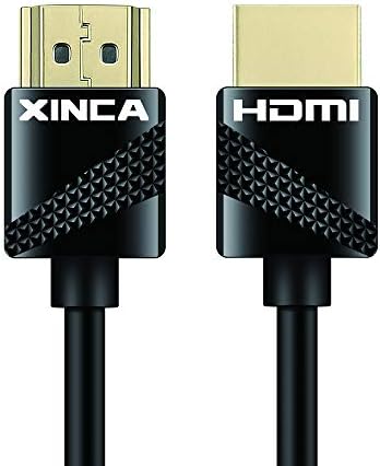 HDMI kabl Ultra HD High Speed ​​HDMI kabel, 3D 4K @ 60Hz, Ethernet 6ft Black - Xinca