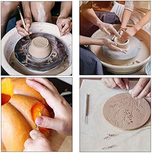 KXDFDC 8kom / Set keramička glina keramika alati za oblikovanje rezbarenje kiparski komplet za izglađivanje