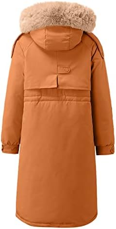 Xiloccer ženske teške zimske kapute DUGO Jakna Dizajnerska jakna za žene Atletska jakna Ležerne prilike debeli kaput