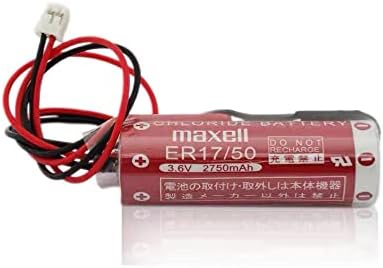 YICUAA za MAXELL ER17 / 50 17/50 3.6 V 2750mAh AA PLC litijumska baterija sa bijelim utikačem